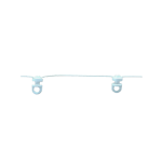 Ślizgacz WAVE 6cm do szyn SIMPLE biały (art. 013)