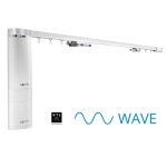 Bateryjny karnisz z napędem Somfy Irismo 45e Wirefree RTS WAVE o zwiększonej wytrzymałości