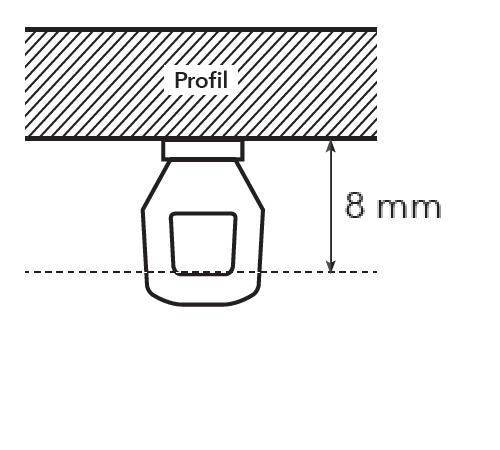 Karnisz elektryczny Büsche 40mm WAVE pod silnik Somfy / Motionblinds / Forest