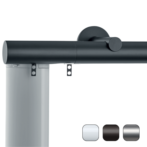 Karnisz elektryczny Büsche 40mm pod silnik Somfy / Motionblinds / Forest