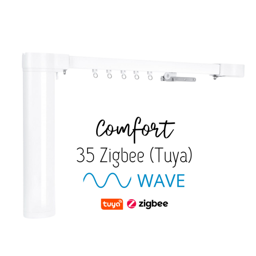 Karnisz elektryczny podstawowy Comfort 35 Zigbee (Tuya) WAVE