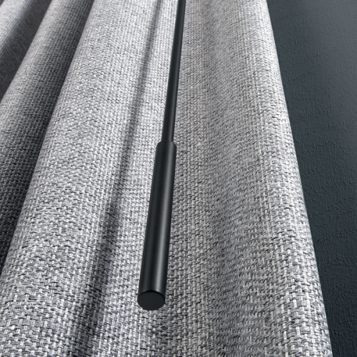 Aluminiowy patyk do zasłon 125cm PREMIUM (19125)