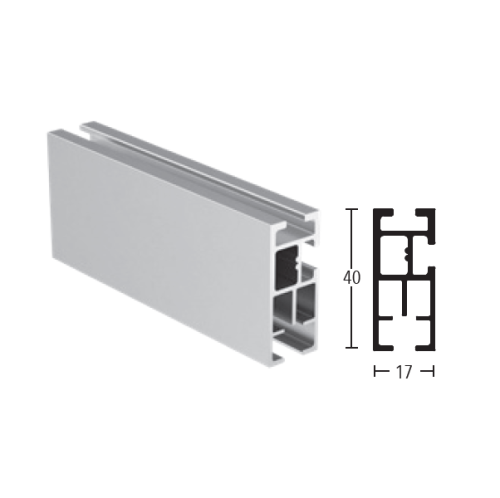 Karnisz elektryczny Büsche 40x17mm pod silnik Mio Decor / Somfy / Motionblinds / Forest