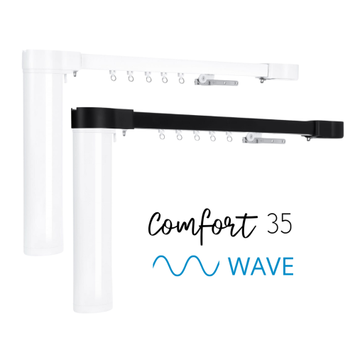 Karnisz elektryczny podstawowy Comfort 35 WAVE