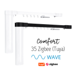 Karnisz elektryczny podstawowy Comfort 35 Zigbee (Tuya) WAVE
