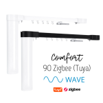 Karnisz elektryczny Comfort 90 Zigbee (Tuya)  WAVE o zwiększonej wytrzymałości