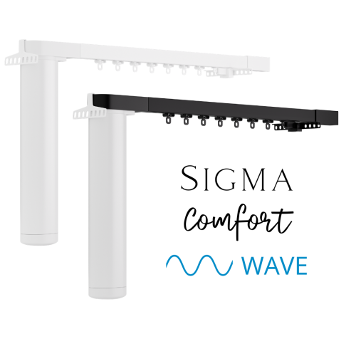 Karnisz elektryczny Sigma Comfort WAVE
