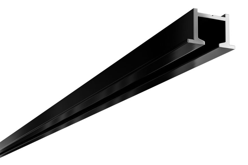 Simple 320 aluminiowa szyna podtynkowa czarna
