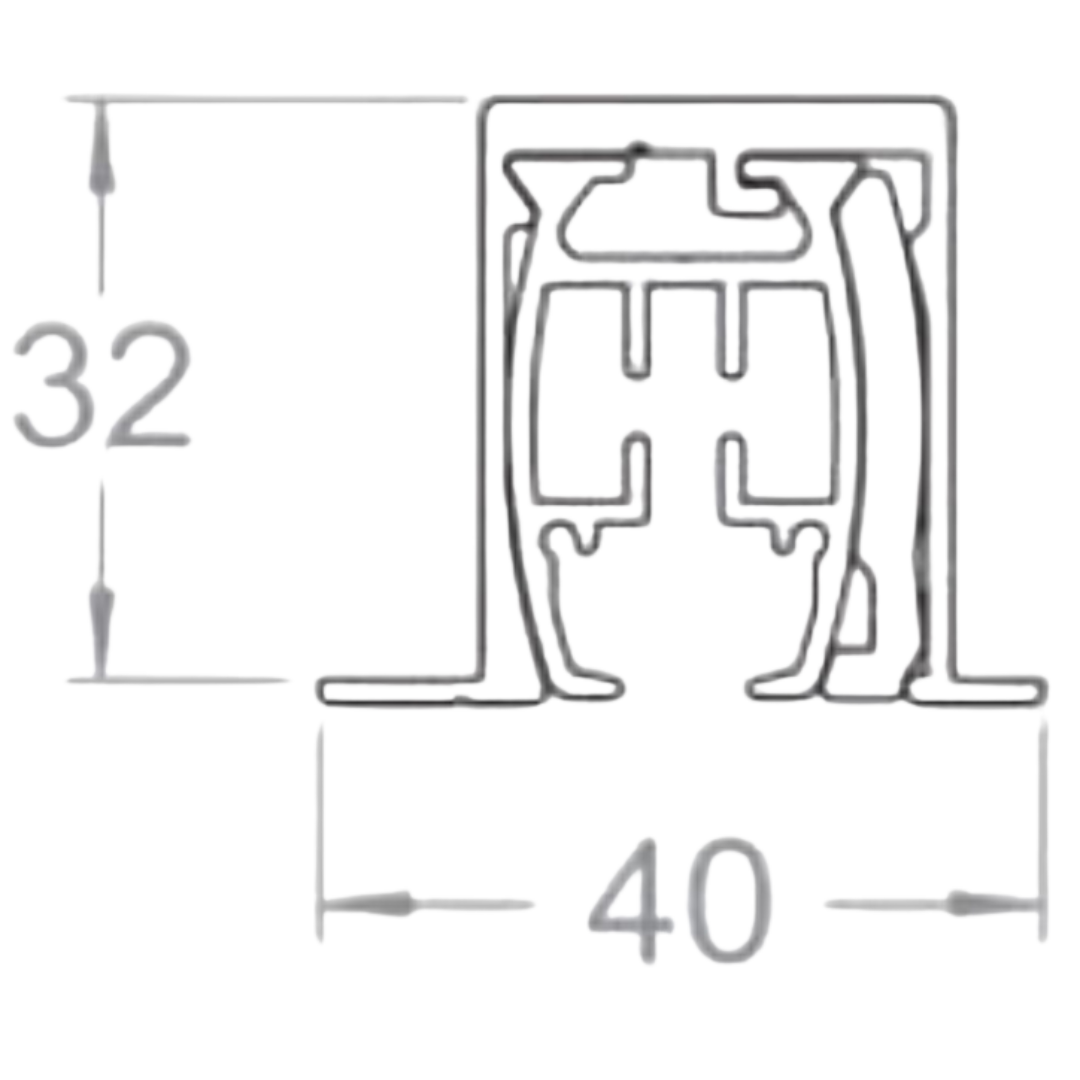 Zwymiarowany karnisz shuttle