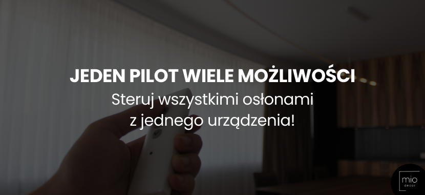 Sterowanie wieloma karniszami za pomocą jednego pilota